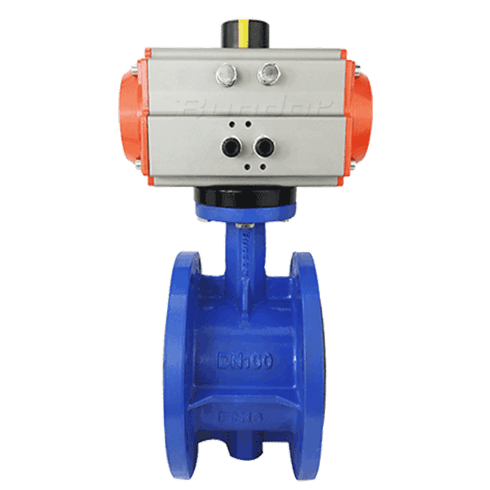 Pneumatic Flanged Butterfly Valve1