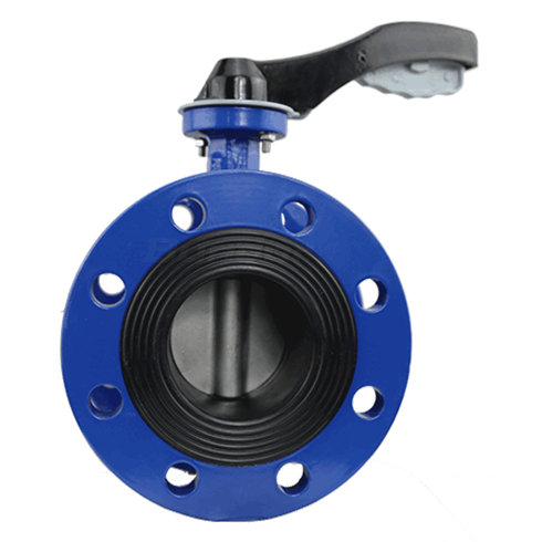 Manual Flanged Butterfly Valve1