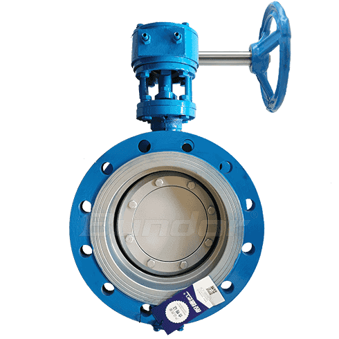 WCB Flanged Double Eccentric Butterfly Valve1