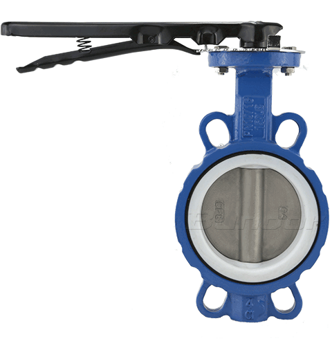 PTFE Lined Wafer Butterfly Valve3