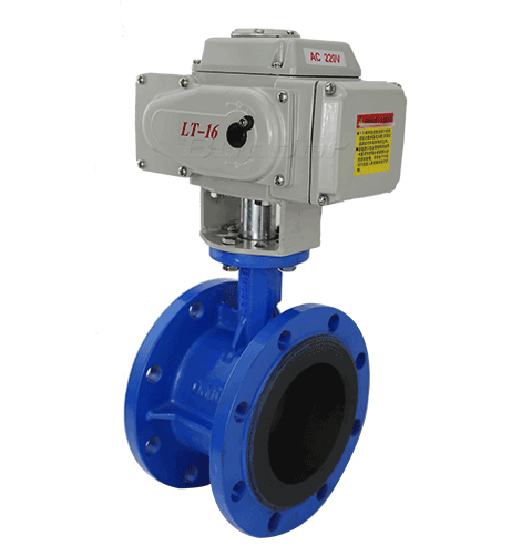 Motorized Flanged Butterfly Valve2