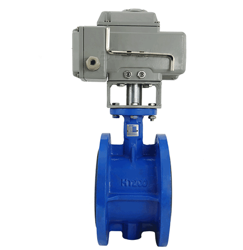 Motorized Flanged Butterfly Valve3