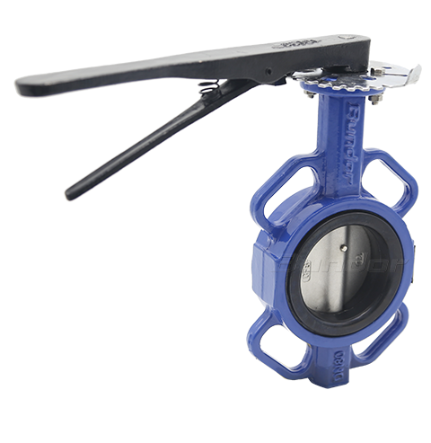 Iron Lever Butterfly Valve2