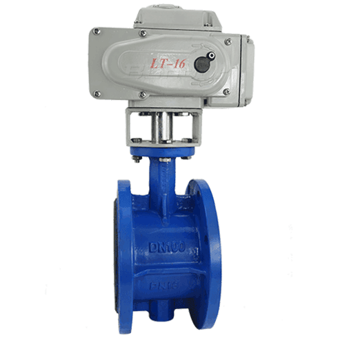 Motorized Flanged Butterfly Valve1