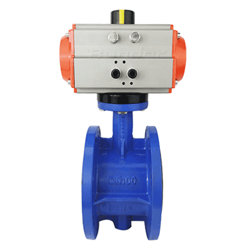 Pneumatic Flanged Butterfly Valve