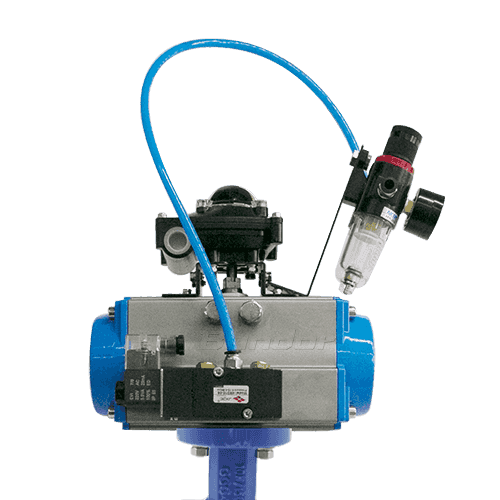 Pneumatic Butterfly Valve3