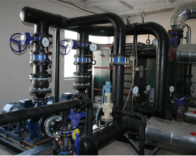 What butterfly valve does the water supply system use?