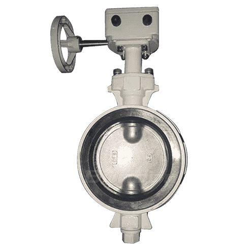 Worm gear aluminum butterfly valve1