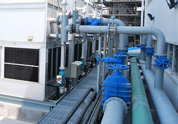 Cooling tower system valves