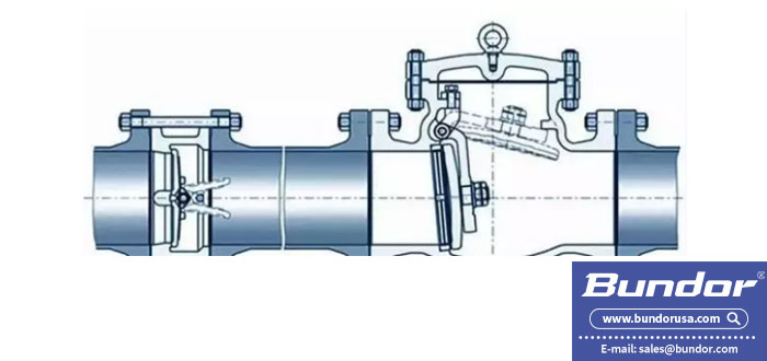 Where should the check valve be installed? 