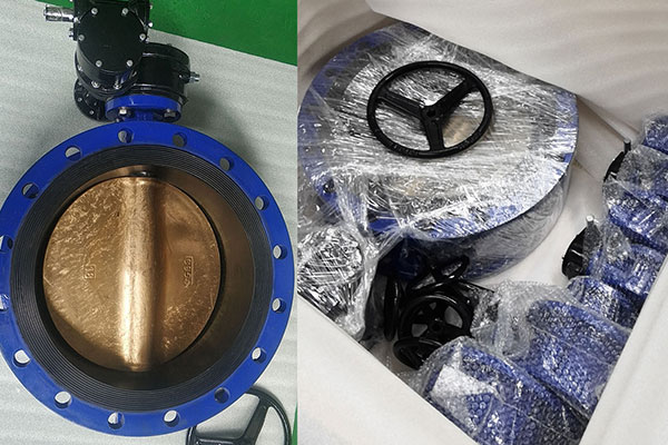 worm gear flange butterfly valve