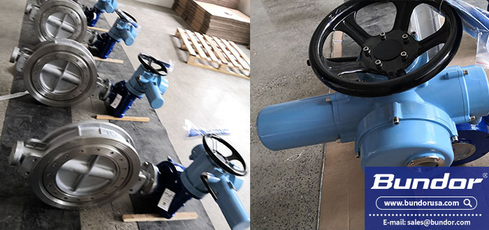 Motorized butterfly valve