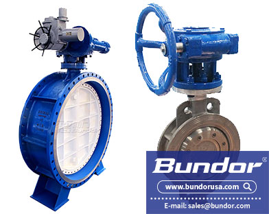 Pneumatic triple eccentric butterfly valve