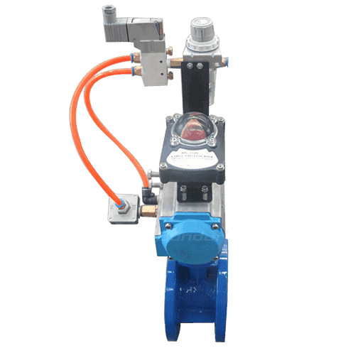 Pneumatic triple eccentric butterfly valve2