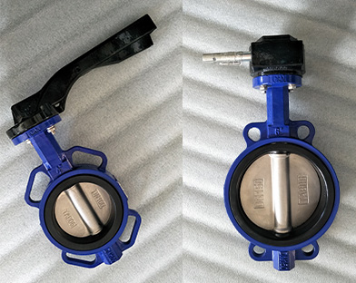 An Asian customer purchase the wafer butterfly valve of Bundor Valve