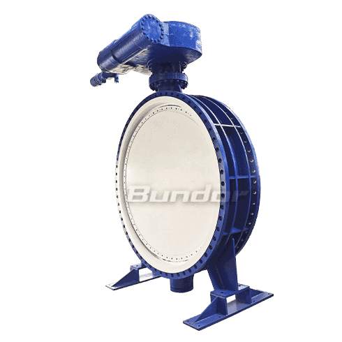 DN2600 Double Eccentric flange Butterfly Valve2