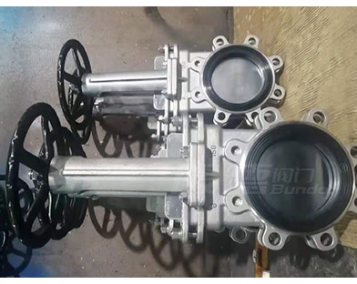  Bundor Valves Stainless Steel Knife Gate Valve Exported to Israel