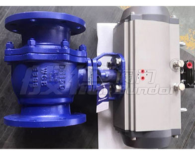  Bundor Pneumatic Fluorine Lined Ball Valve Exported to Malaysia