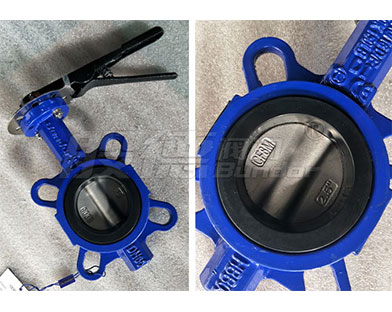 Bundor Handle Wafer Butterfly Valve Exported to UAE