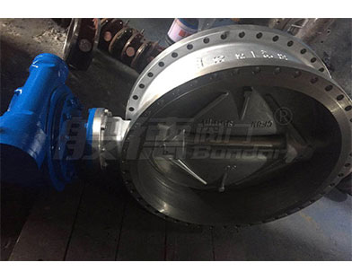 Bundor Electric Triple Eccentric Butterfly Valve Exported to Saudi Arabia