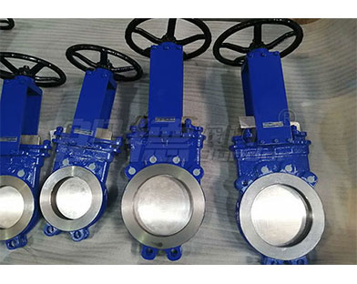 Bundor Knife Gate Valve exported to Tanzania