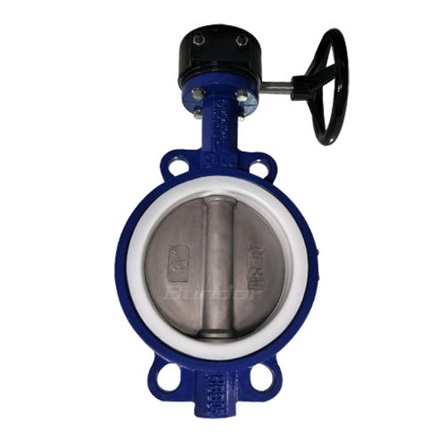 Worm Gear PTFE Seat Butterfly Valve