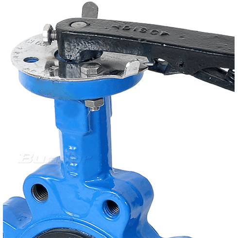 Double Stem Lug Butterfly Valve3