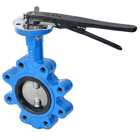 Double Stem Lug Butterfly Valve4