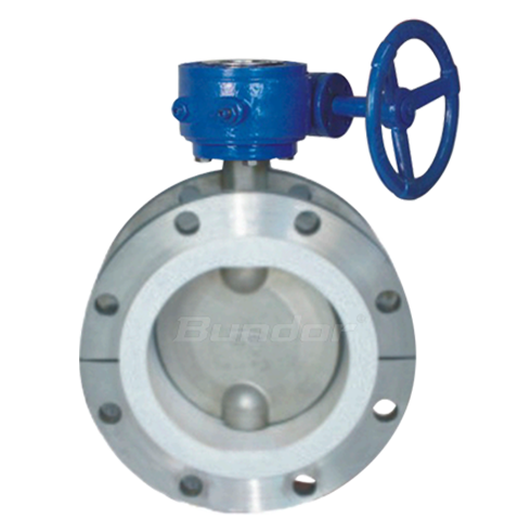 PTFE Lined Flange Butterfly Valve