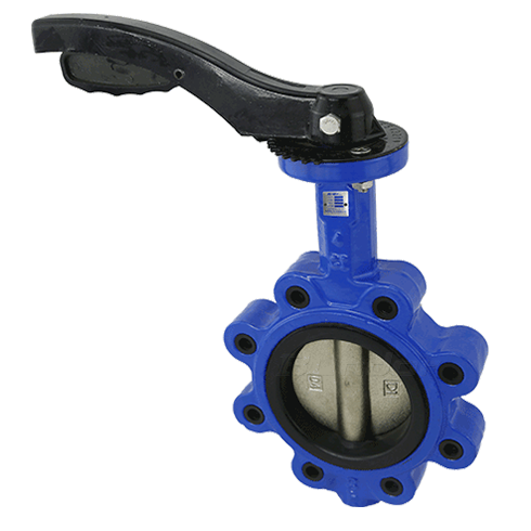 Aluminium Handle Lug Butterfly Valve2